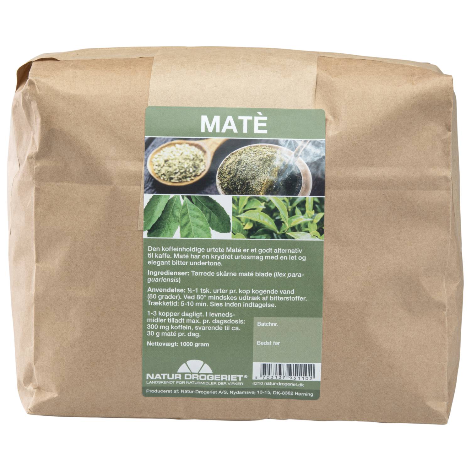 Mate - 1 kg - Natur Drogeriet