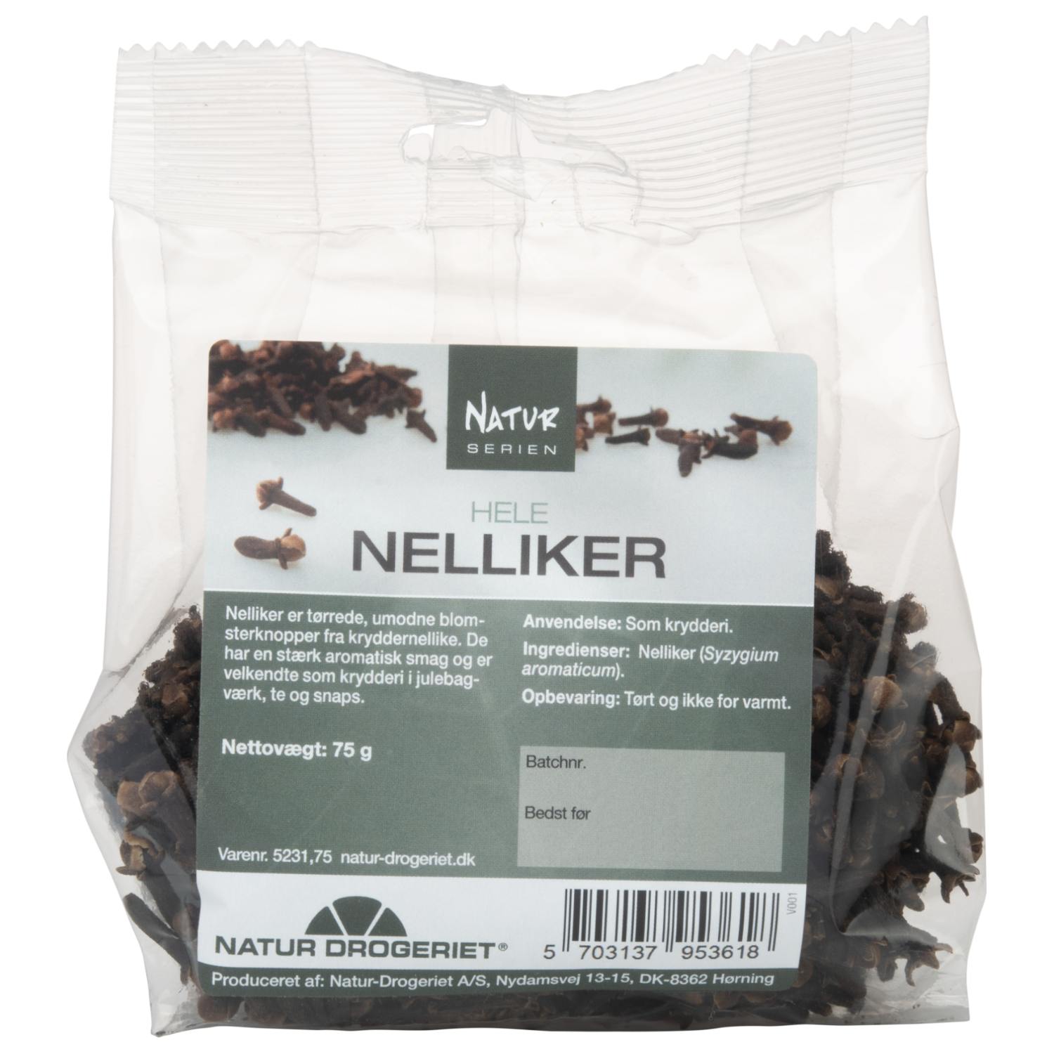 Nelliker hele - 75 gram - Natur Drogeriet