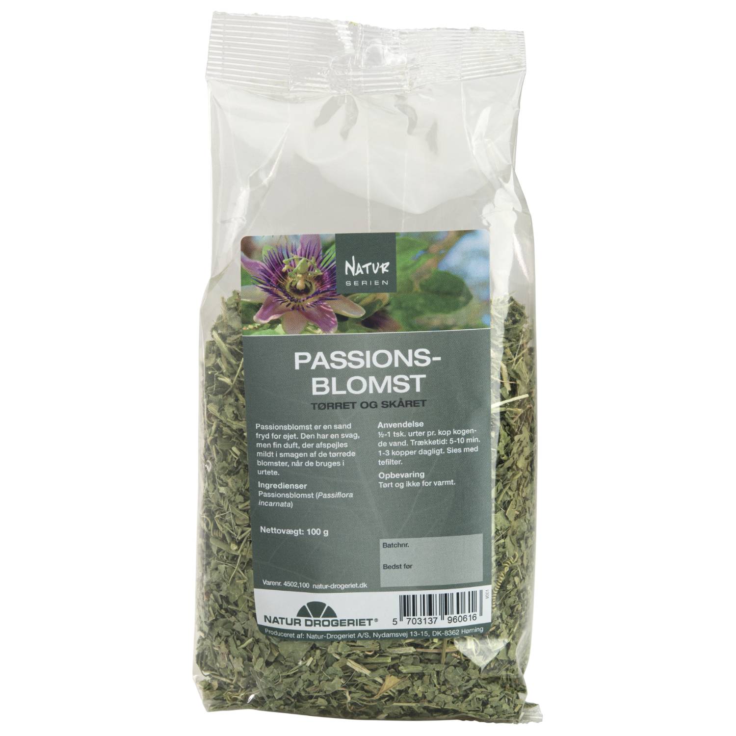 Passionsblomst - 100 gram - Natur Drogeriet