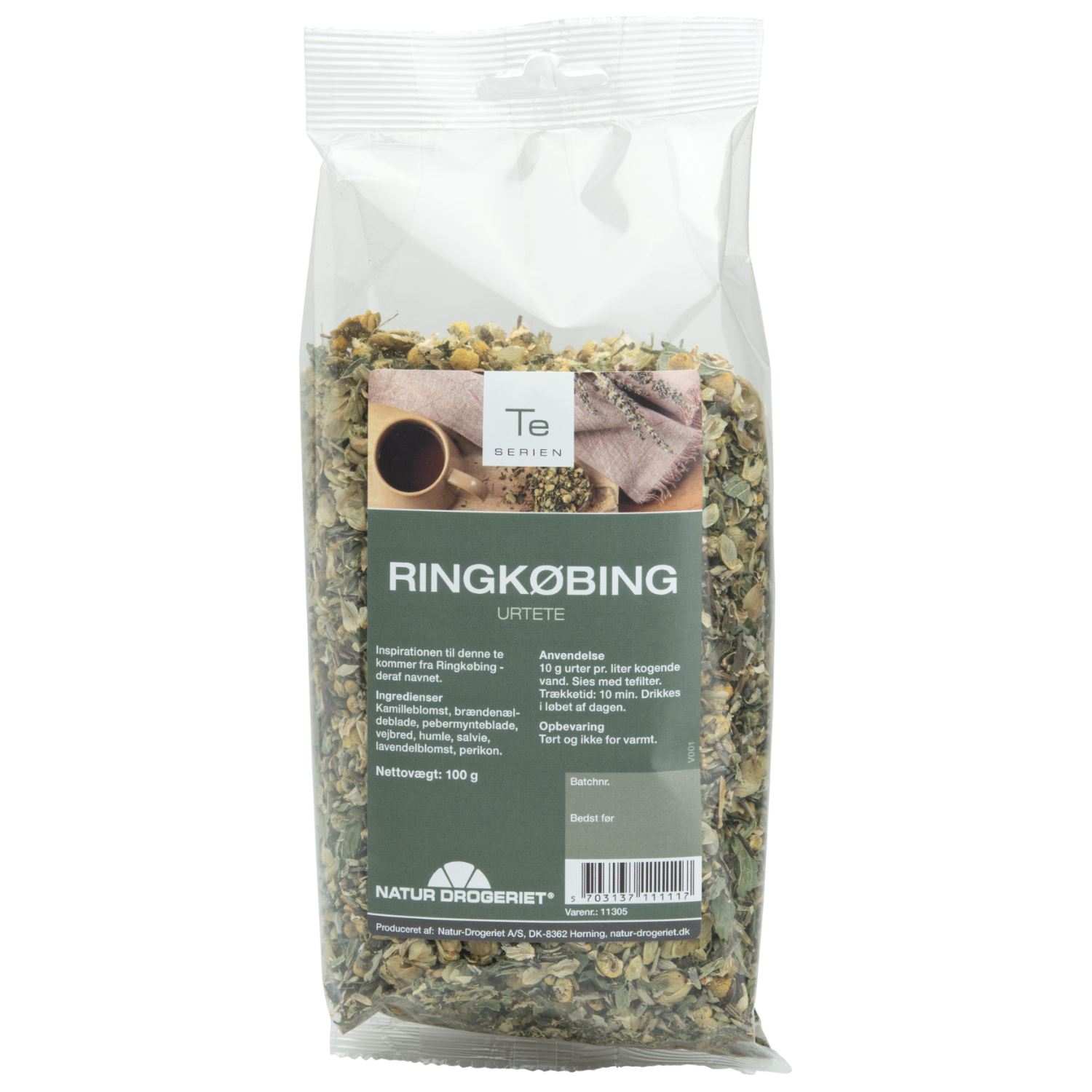 8405 Ringkøbing urte te - 100 gram - Natur Drogeriet