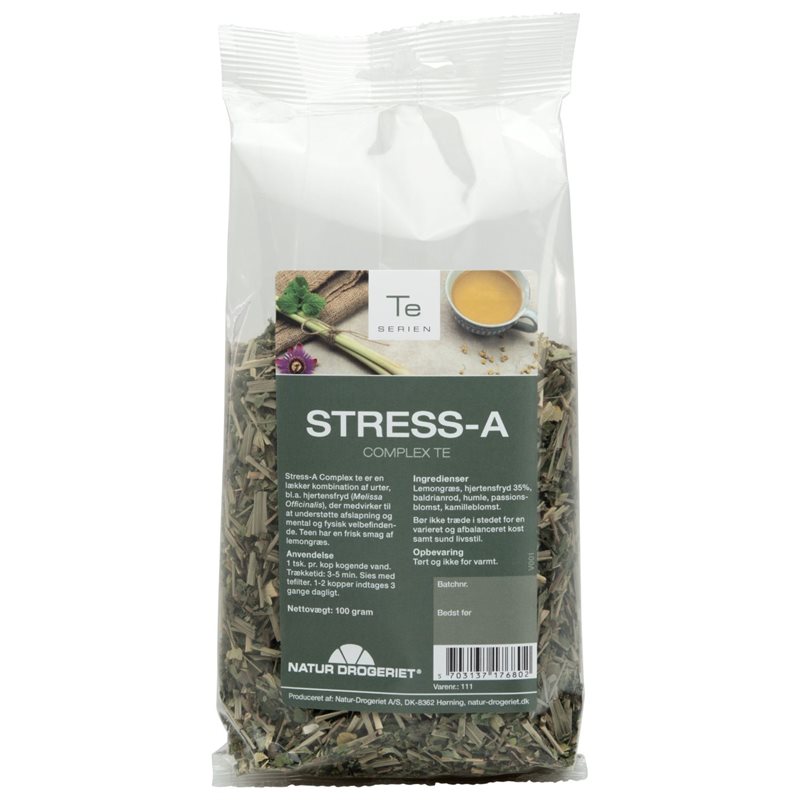 Stress-A complex te - 100 gram - Natur Drogeriet