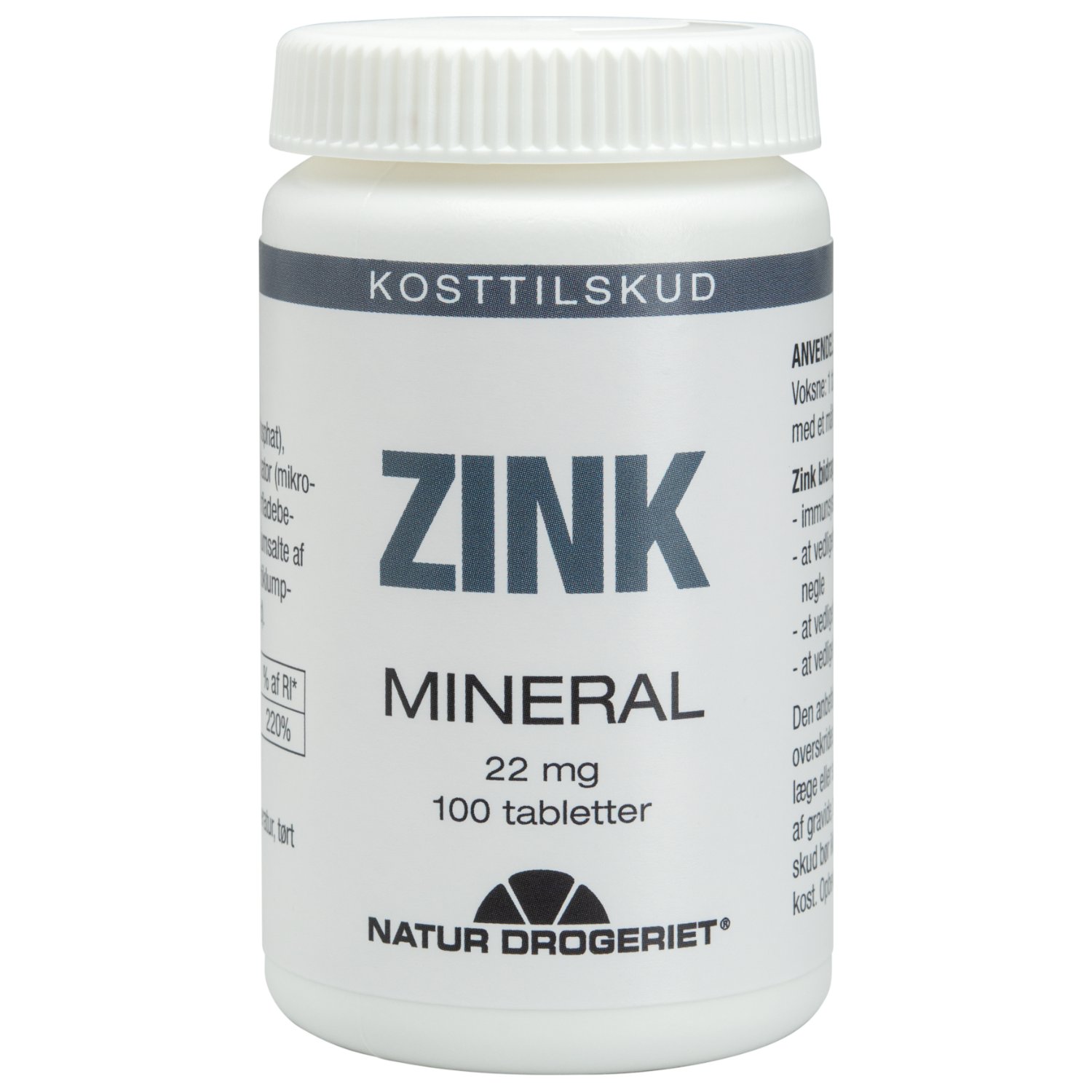 Billede af Zink - 100 tabletter - Natur-Drogeriet