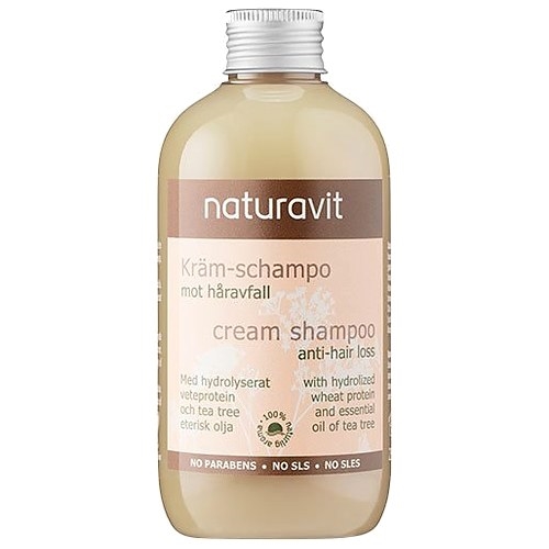 Cream Shampoo Anti-Hårtab - 250 ml - Naturavit