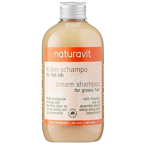 Cream Shampoo For Fedtet Hår - 250 ml - Naturavit