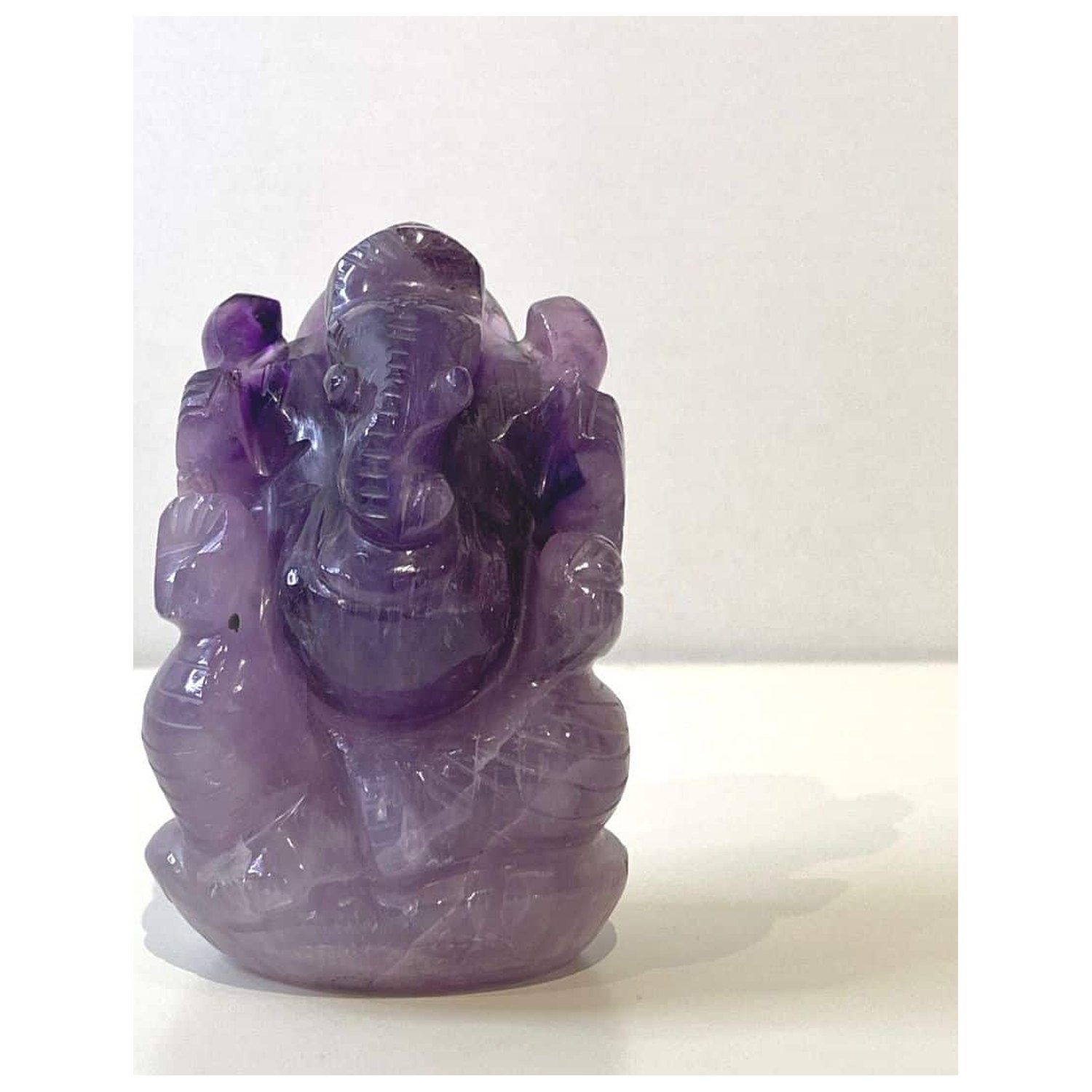 Ganesha Statue Ametyst - ca. 6 cm - 108 Blessings