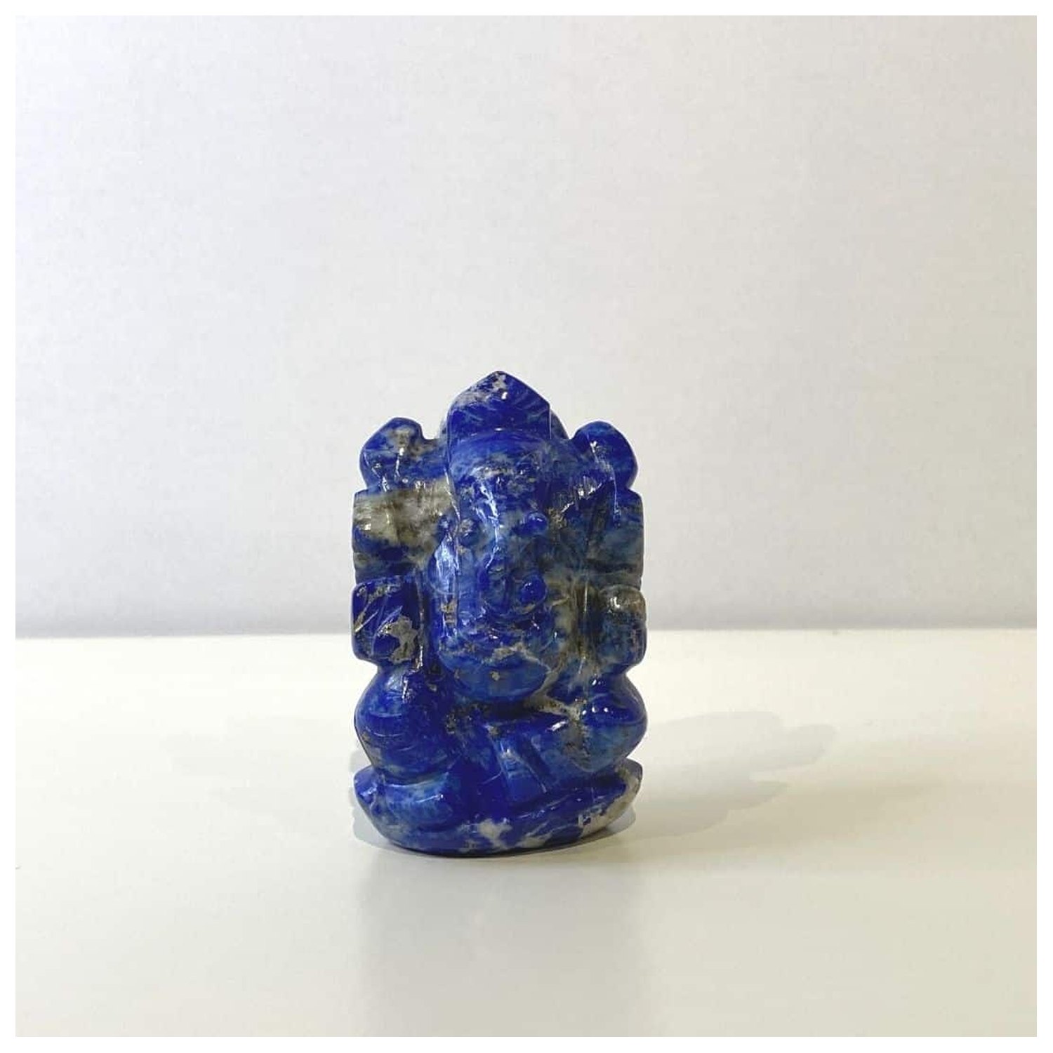 Ganesha Statue Lapis Lazuli - 1 stk - 108 Blessings