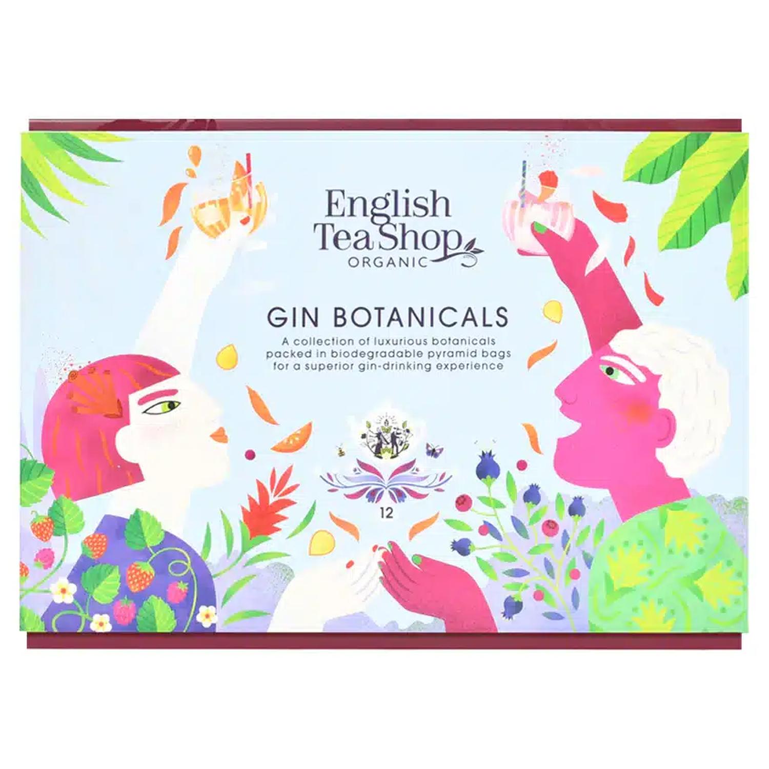 Gin Botanicals Gaveæske Økologisk - 12 pyramideposer - English Tea Shop