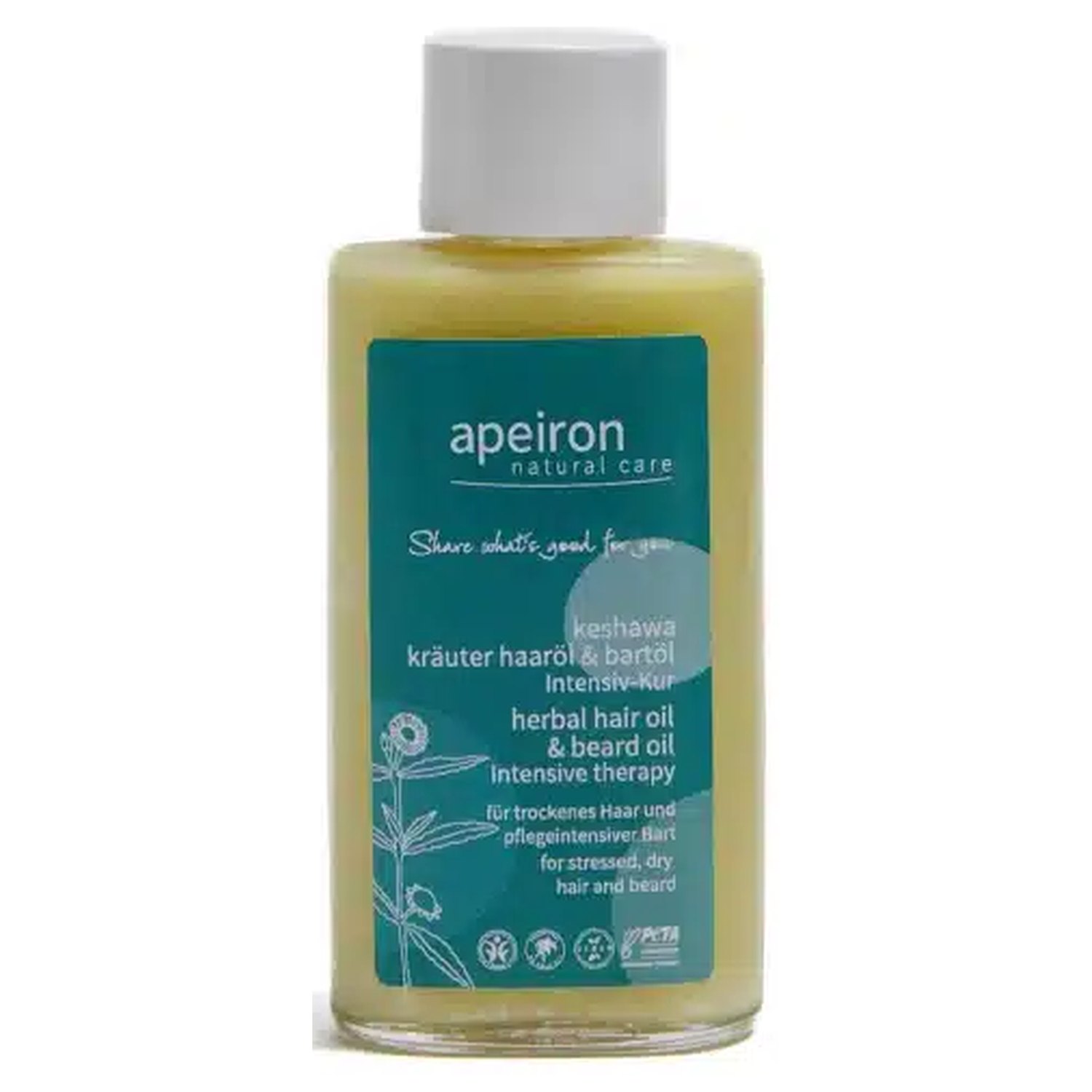 Urteolie til Hår og Skæg Keshawa - 100 ml - Apeiron