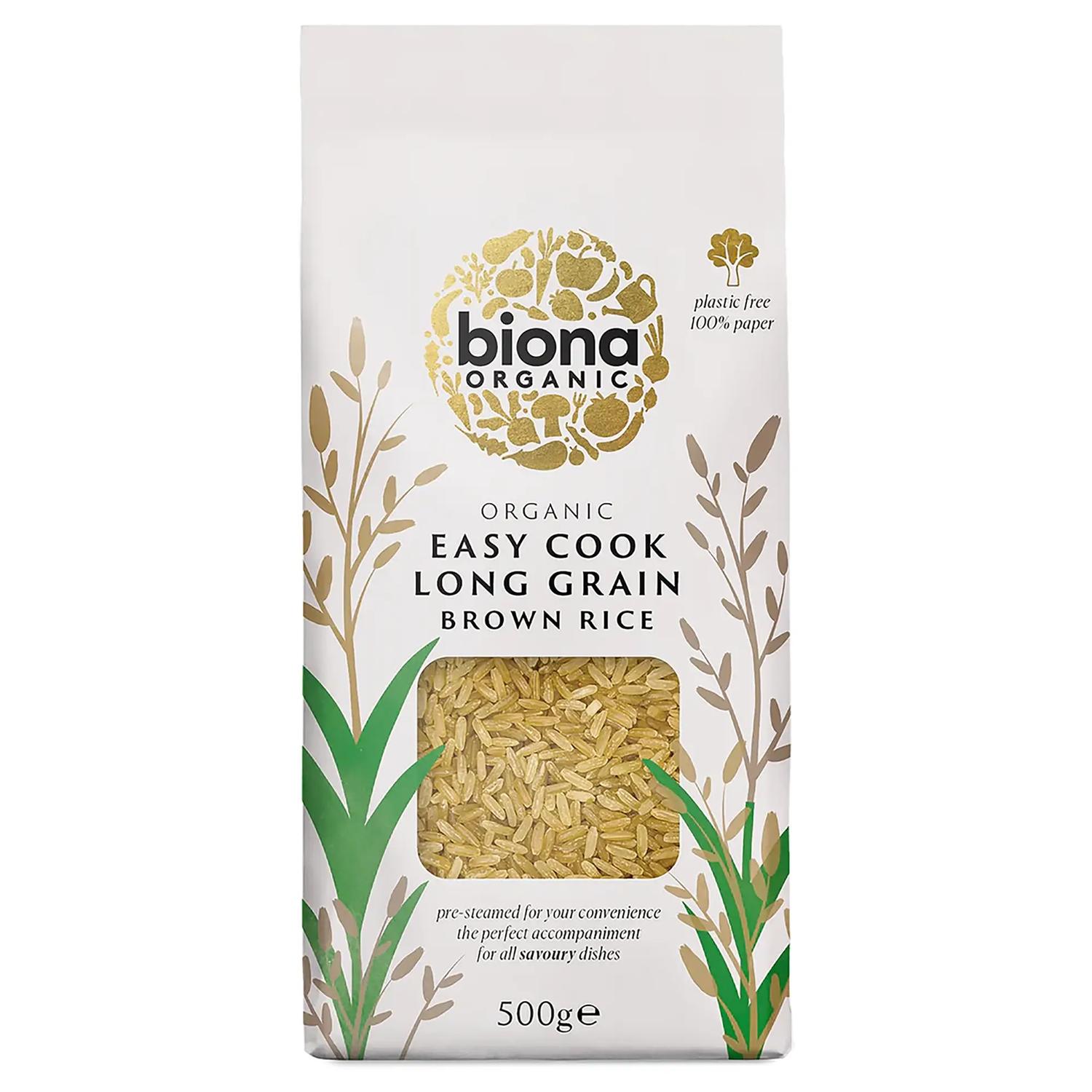 Brune Ris Langkornede Økologisk - 500 gram - Biona