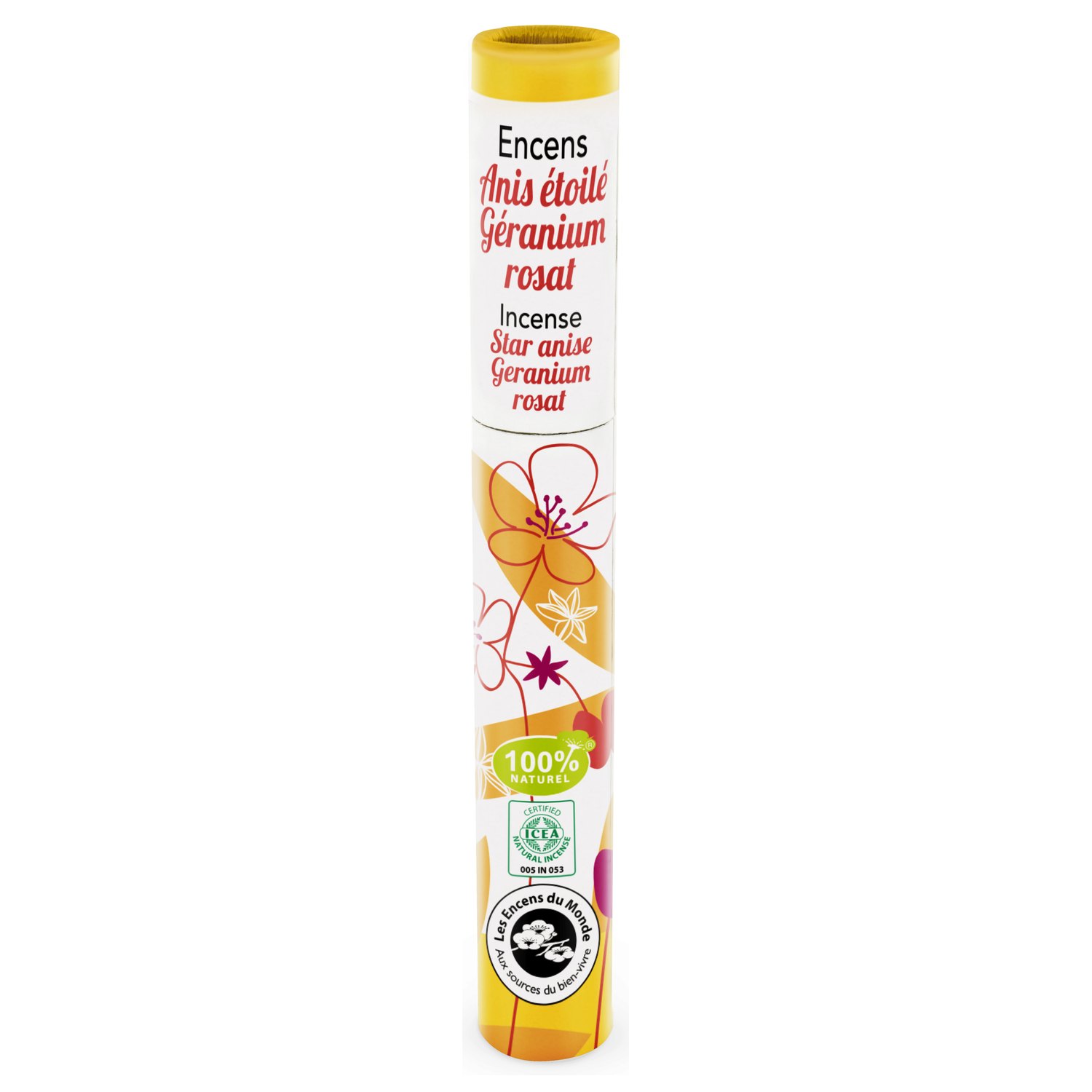 Herbosense Røgelse Rose Geranium & Stjerneanis - 30 pinde - Aromandise