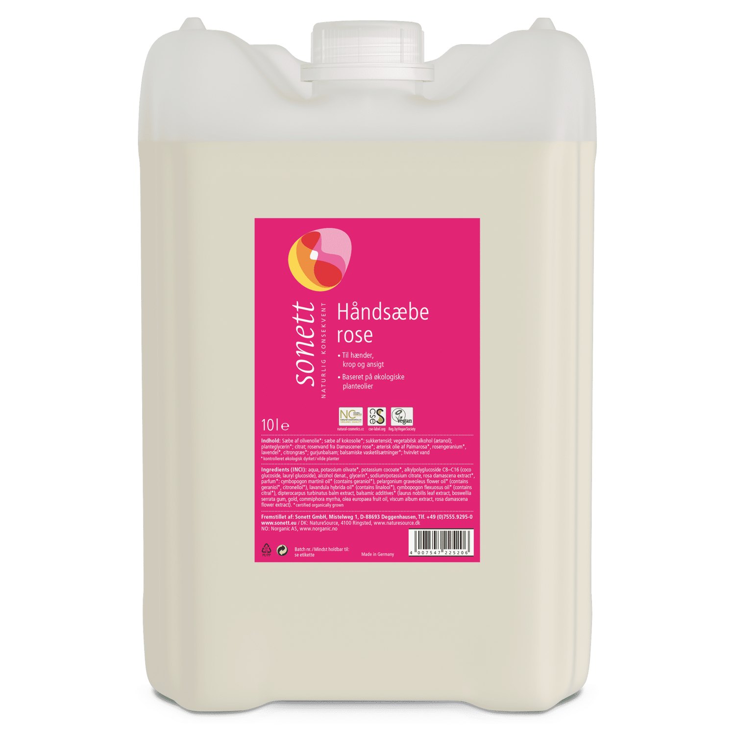 Håndsæbe Rose Flydende - 10 liter - Sonett