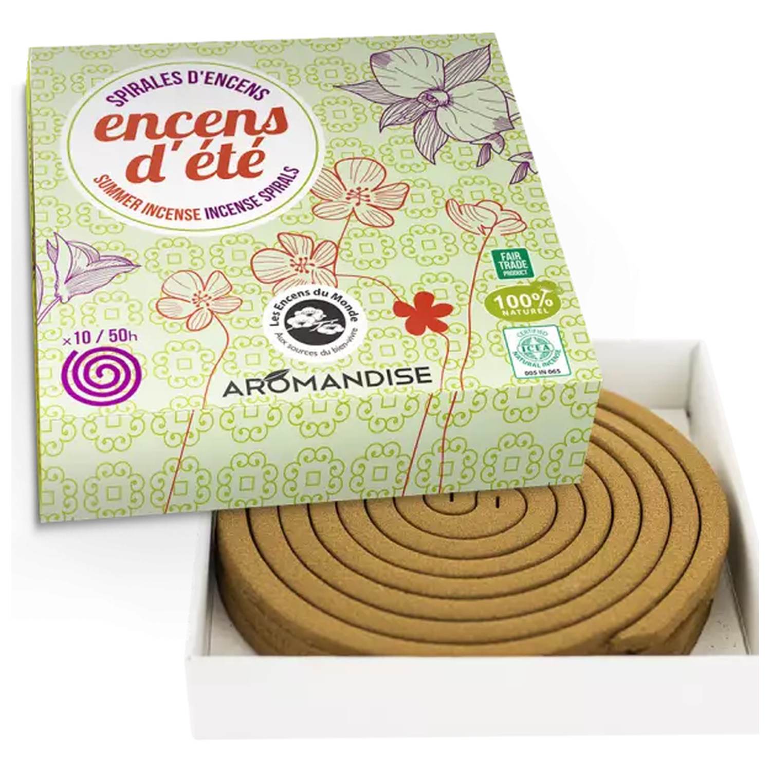 Myggespiral Røgelse - 10 stk - Aromandise