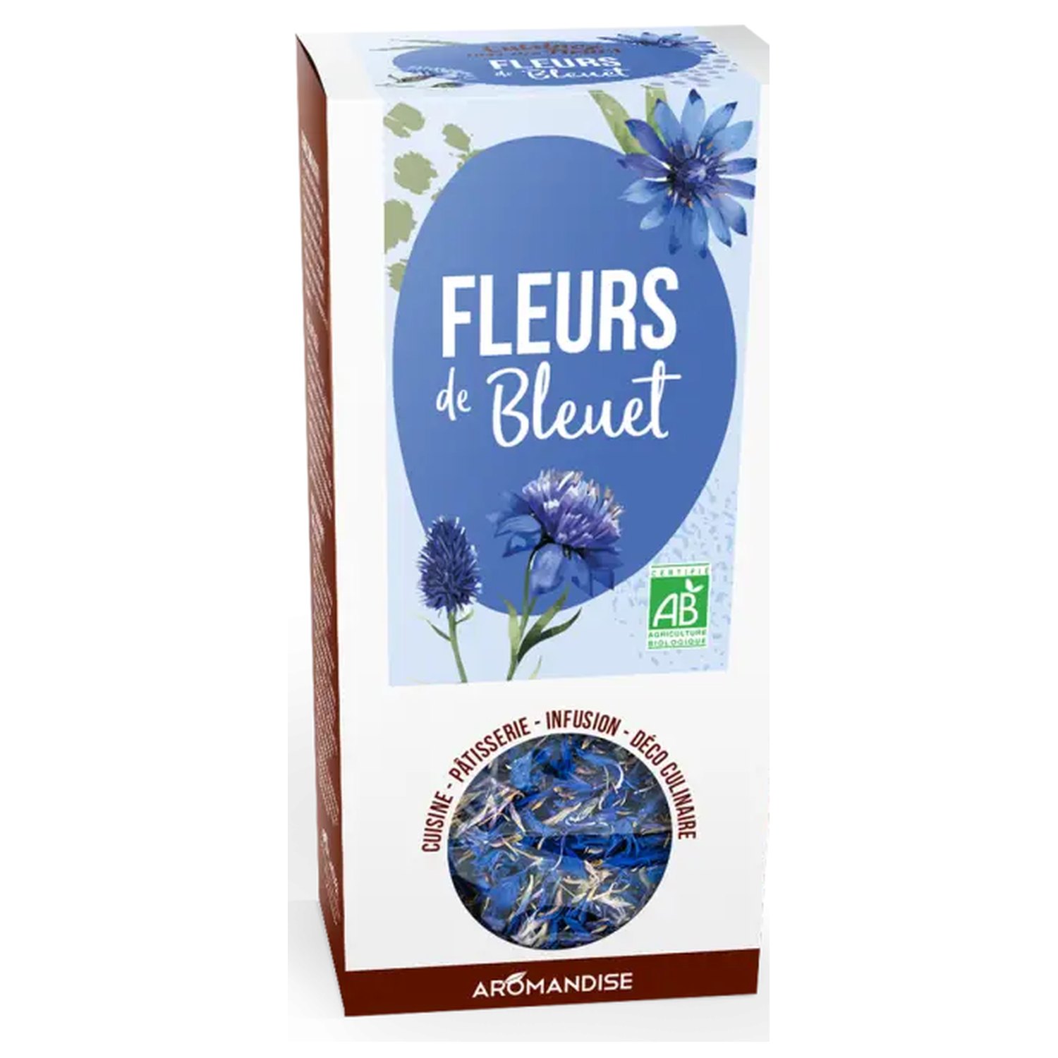 Kornblomster Økologisk - 15 gram - Aromandise