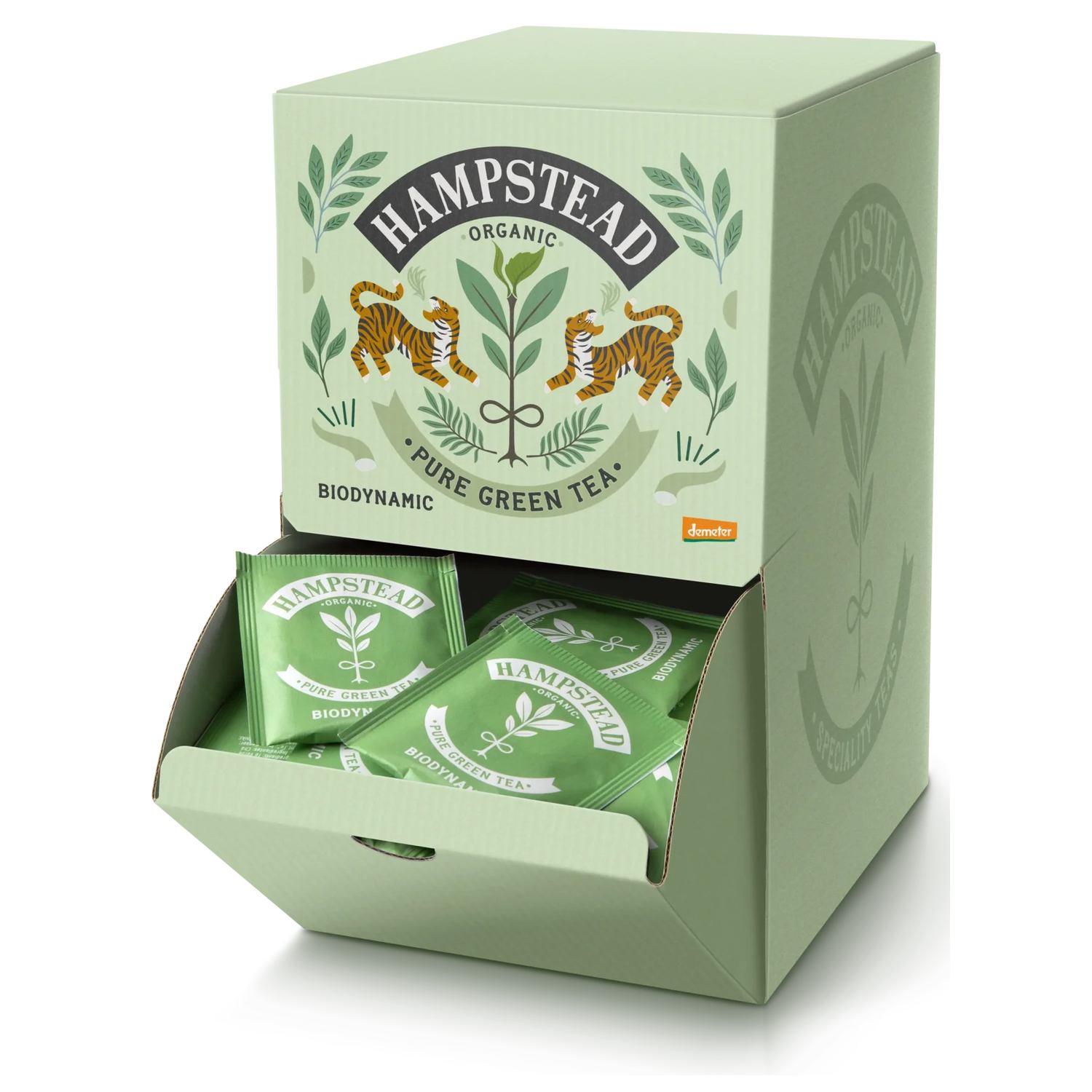 Grøn Te Demeter Økologisk - 250 breve - Hampstead Tea