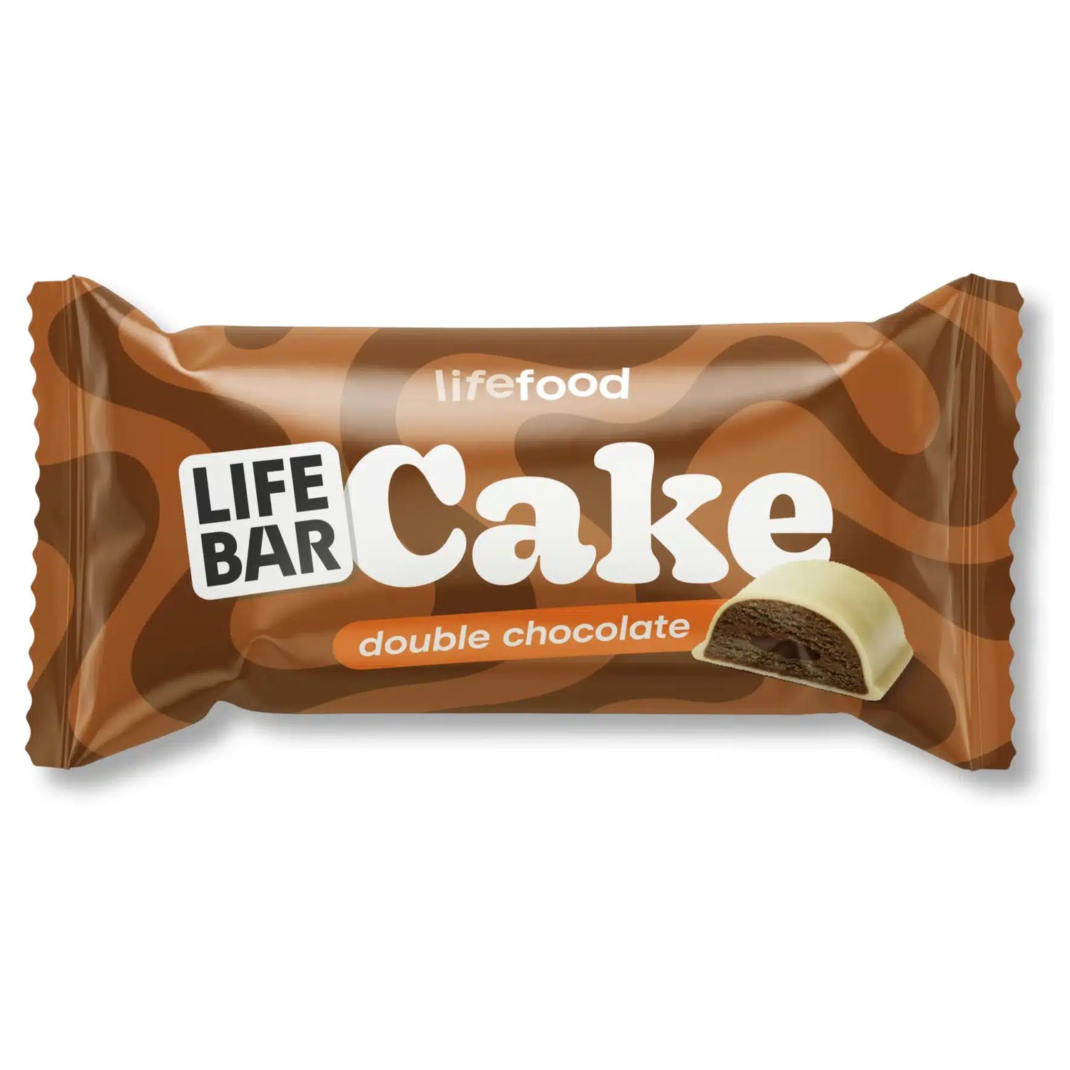 LifeBar Cake Double Chocolate Økologisk - 35 gram - Lifefood