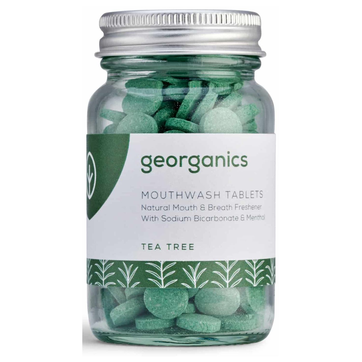 Mundskyl Tabletter Tea Tree - 180 stk - Georganics