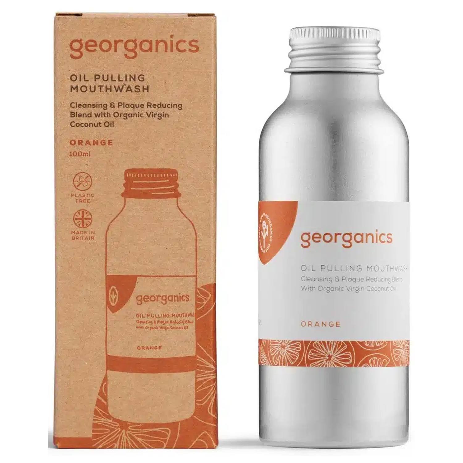 Mundskylleolie (Oil Pulling) Appelsin - 100 ml - Georganics