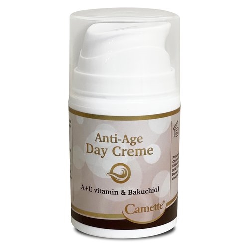 Day Creme med A + E Vitamin og Bakuchiol - 50 ml - Camette - DISCOUNT PRIS