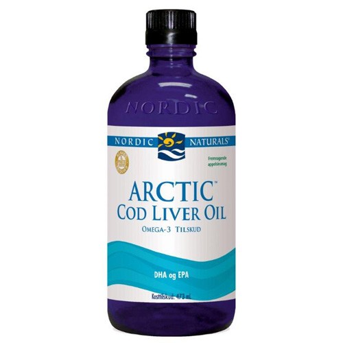 Torskelevertran med appelsin Cod liver oil - 474 ml - Nordic Naturals
