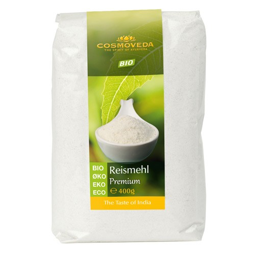 Rismel fuldkorn Økologisk - 400 gram - Cosmoveda