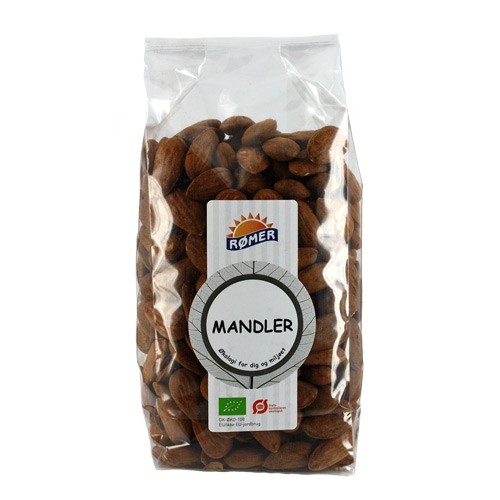 Mandler Økologiske - 400 gr - Rømer  