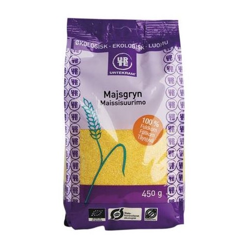 Majsgryn Økologisk- 450 gr - Urtekram