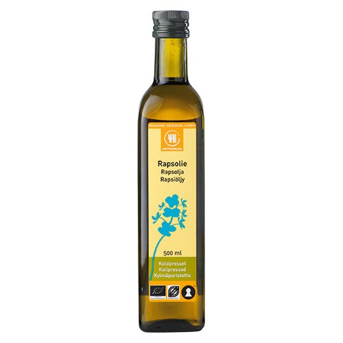 Rapsolie koldpresset Italien Økologisk- 500 ml - Urtekram 