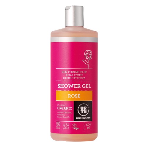 Showergel Rose Økologisk - 500 ml - Urtekram