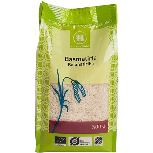 Billede af Ris basmati hvide Økologisk - 500 gram - Urtekram