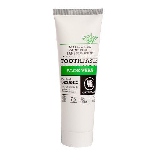 usikre gøre ondt Godkendelse Køb Tandpasta aloe vera uden fluor - 75 ml - Urtekram - Økologisk  Supermarked