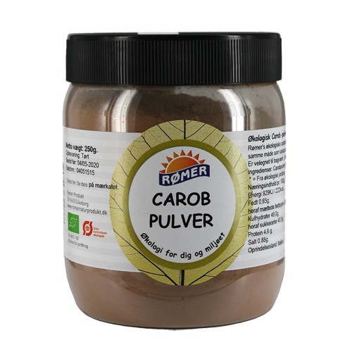 Carob pulver Økologisk - 250 gram - Rømer