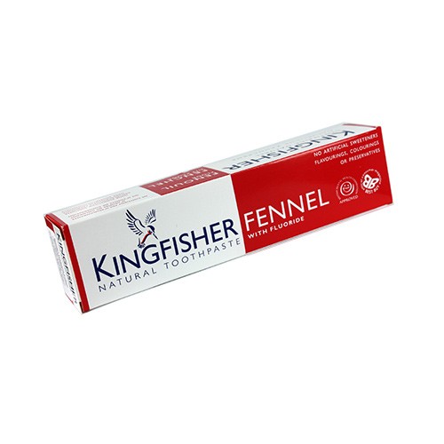 Tandpasta Fennikel med fluor - 100 ml - Kingfisher