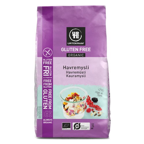 Mysli havre Glutenfri Økologisk - 550 gram - Urtekram