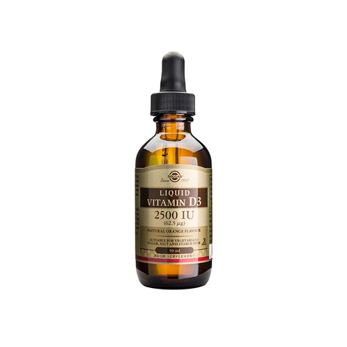 D-vitamin flydende  - 59 ml - Solgar