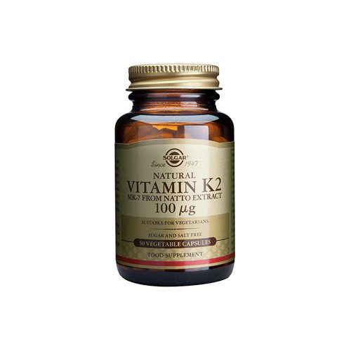 K2 Vitamin - 50 kapsler - Solgar