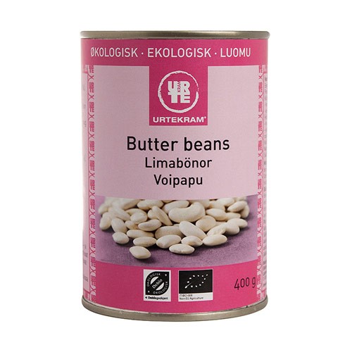 Butter beans Økologiske - 400 gr - Urtekram