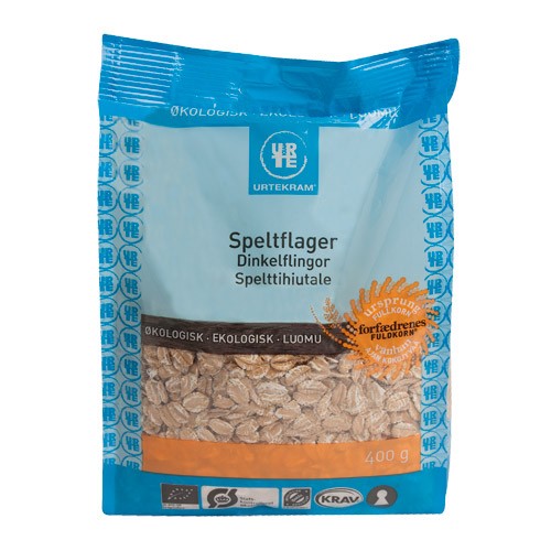 Spelt flager øko. - 400 gr - Urtekram