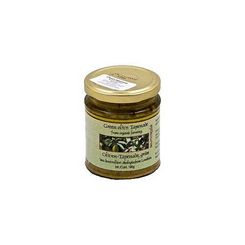 Oliventapenade Grøn Økologisk- 190 gr