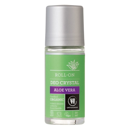 Deo crystal roll on Aloe Vera Økologisk  - 50 ml - Urtekram