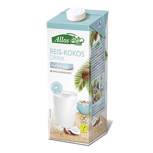 Ris/kokosdrik Økologisk - 1 liter - Allos