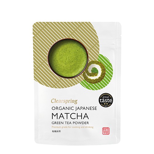Matcha grøn te pulver (premium grade) Økologisk - 40 gr - Clearspring