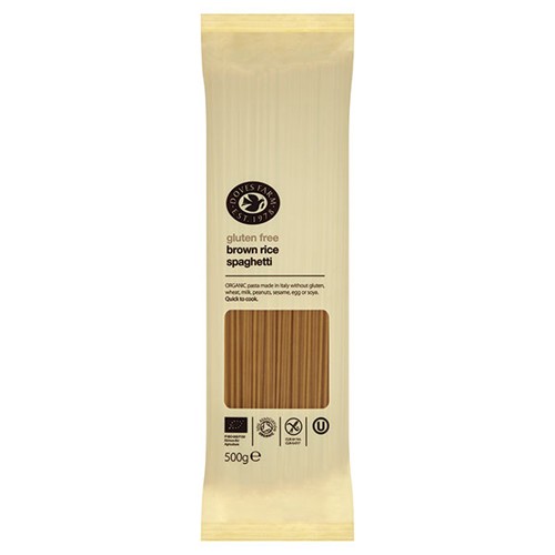 Brun Ris Spaghetti gl.fri, Doves Økologisk- 500 gr -  Doves Farm