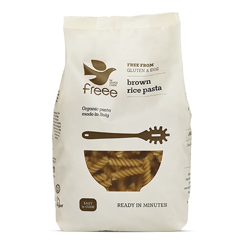 Brun Ris Fusilli skruer glutenfri, Økologisk- 500 gr - Doves