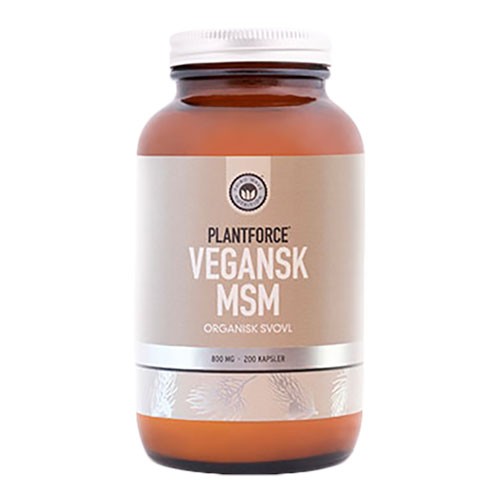 MSM 800 mg Vegansk - 200 kapsler - Plantforce