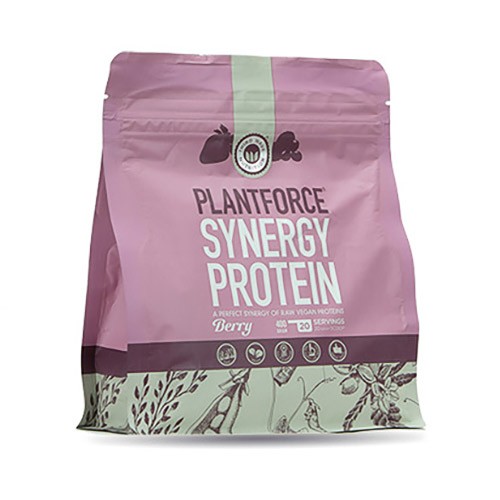 Protein bær Synergy - 400 gram - Plantforce
