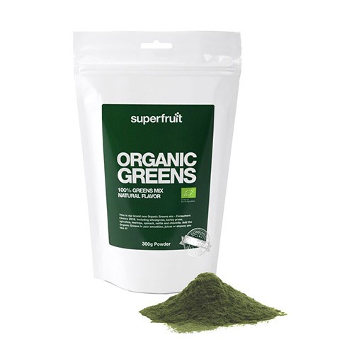 Organic greens pulver Økologisk - 300 gram - Superfruit 