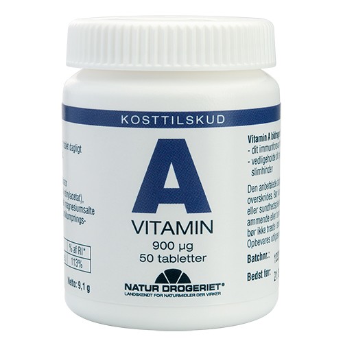 A-vitamin 3000 i.e. - 50 tab - Natur Drogeriet