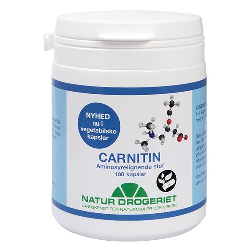 Carnitin - 180 kapsler - Natur Drogeriet