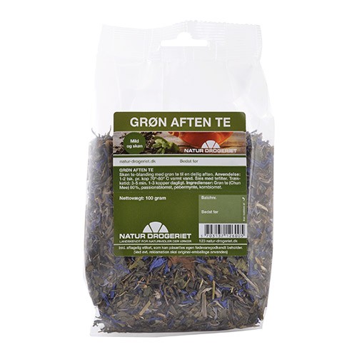 Grøn aften the - 100 gr - Natur Drogeriet