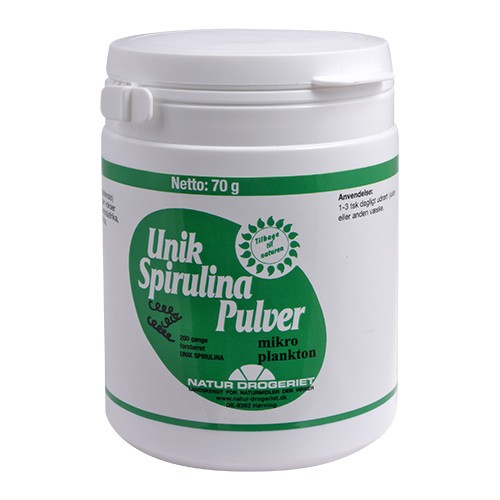 Spirulina unik pulver - 70 gr